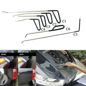 6pcs PDR Push Rods Set Paintless Dent Repair Tools Rods For Car Auto Dent Remover Puller Hail Damage Repair Kit Parts
6pcs PDR Push Rods Set Paintless Dent Repair Tools Rods For Car Auto Dent Remover Puller Hail Damage Repair Kit Parts