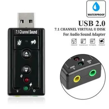 Virtual 7.1 3D Audio Sound Card Adapter USB To Jack 3.5mm Earphone Micphone For PC Computer Laptop Notebook Mic Sound Card
Virtual 7.1 3D Audio Sound Card Adapter USB To Jack 3.5mm Earphone Micphone For PC Computer Laptop Notebook Mic Sound Card