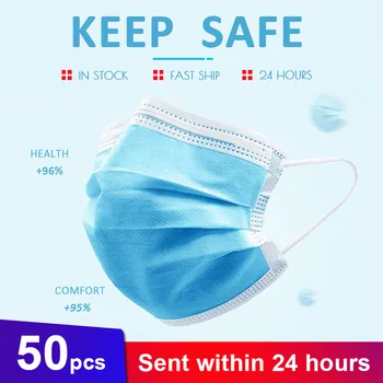 50pcs 4 layers Non-woven Safety Protective Mask Anti-dust Anti-fog Face Masks Disposable Dustproof Earloops Filter Mouth Masks
50pcs 4 layers Non-woven Safety Protective Mask Anti-dust Anti-fog Face Masks Disposable Dustproof Earloops Filter Mouth Masks