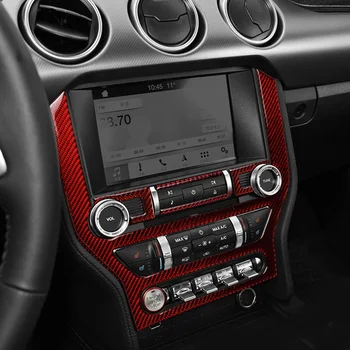 Car Center Console trim Cover For Ford Mustang 15-19 Red Accessories 5pcs Real Carbon Fiber
Car Center Console trim Cover For Ford Mustang 15-19 Red Accessories 5pcs Real Carbon Fiber
