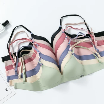 Women Sexy Lingerie Seamless Bra Girls Comfort Wire Free Bralette Bustier Small Chest Underwear with Push-Up Female Intimates #F
Women Sexy Lingerie Seamless Bra Girls Comfort Wire Free Bralette Bustier Small Chest Underwear with Push-Up Female Intimates #F