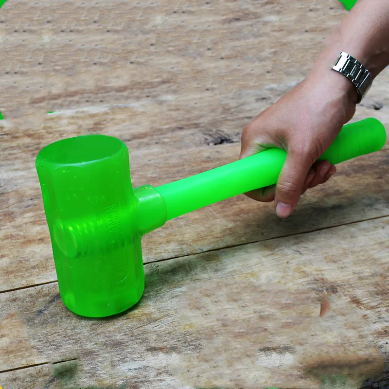 Perfect Double-sided Rubber Hammer Round Non-slip Metal Plastic Handle Installation Hammer for Tile Flooring Construction Tool
Perfect Double-sided Rubber Hammer Round Non-slip Metal Plastic Handle Installation Hammer for Tile Flooring Construction Tool