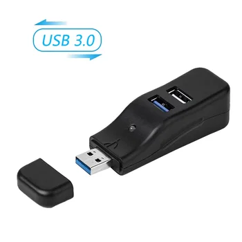 Tiny 4 in 1 USB 3.0 Port Hub Fast Transmission Plug and Play for Mac PC Computer Laptop USB Extender Hub Portable High Quality