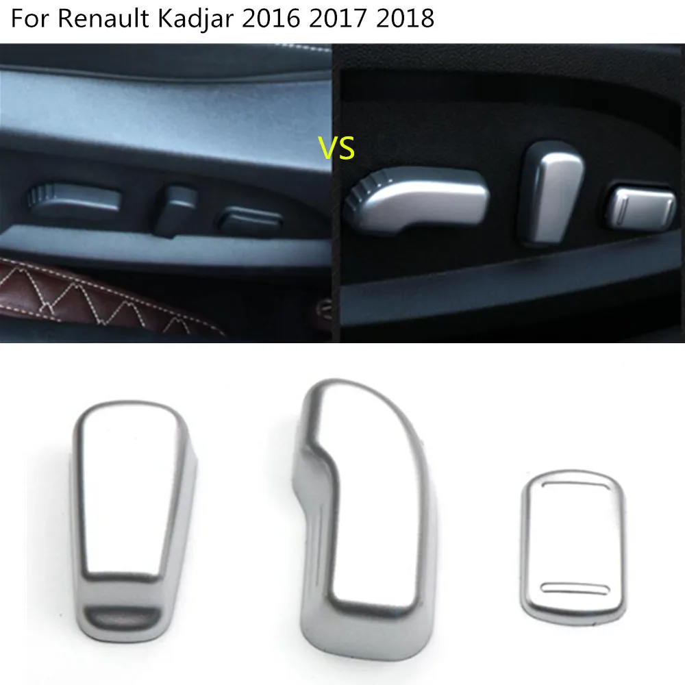 Car Cover Detector ABS Chrome Seat Adjustment Knob Button Switch Trim Accessories For Renault Kadjar 2016 2017 2018 2019
Car Cover Detector ABS Chrome Seat Adjustment Knob Button Switch Trim Accessories For Renault Kadjar 2016 2017 2018 2019