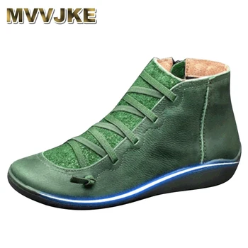 MVVJKEWomen's PU Leather Ankle Boots Woman Autumn Winter Cross Strips Vintage Women Punk Boots Shoes Ladies Flat Women BootsE008
MVVJKEWomen's PU Leather Ankle Boots Woman Autumn Winter Cross Strips Vintage Women Punk Boots Shoes Ladies Flat Women BootsE008