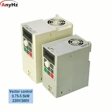 Standard 380V 3 Phase Inverter/Single-Phase 220V Inverter 4kW 5.5kW Variable Frequency Drive VFD 50/60Hz Frequency Converter
Standard 380V 3 Phase Inverter/Single-Phase 220V Inverter 4kW 5.5kW Variable Frequency Drive VFD 50/60Hz Frequency Converter