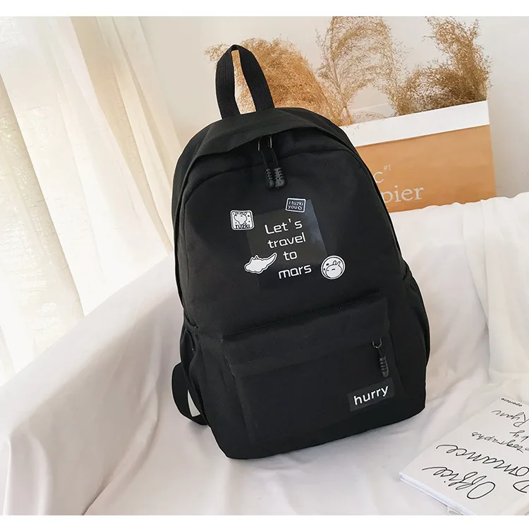 2019 new JIULIN fashion casual color canvas student backpack bag 
2019 new JIULIN fashion casual color canvas student backpack bag