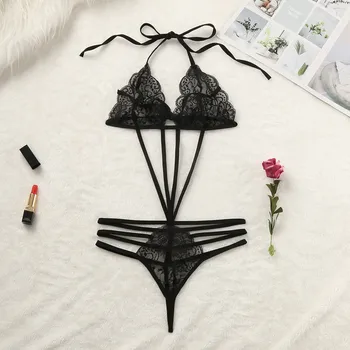 New Lingerie Hot Erotic Sexy Underwear New Women's Lace Hollow Black Openwork Sexy Perspective Women Underwear Set Costumes 20
New Lingerie Hot Erotic Sexy Underwear New Women's Lace Hollow Black Openwork Sexy Perspective Women Underwear Set Costumes 20