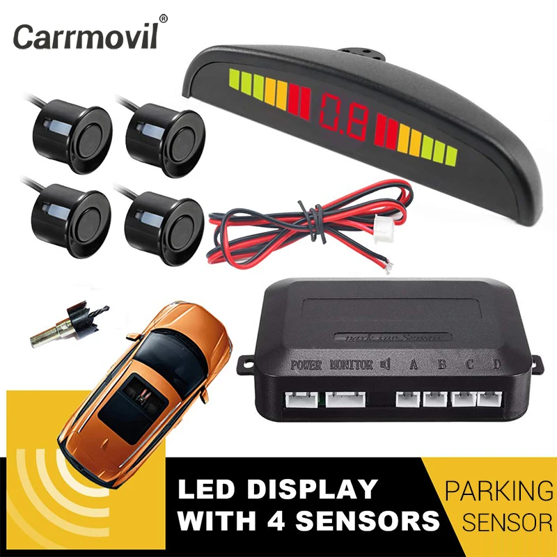 Car Parking Sensor Auto Parktronic Sound Warning Alarm Indicator With 4 Sensors Reverse Backup Car Radar Parking Sensor System
Car Parking Sensor Auto Parktronic Sound Warning Alarm Indicator With 4 Sensors Reverse Backup Car Radar Parking Sensor System