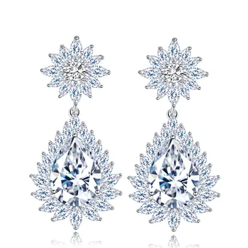 AGLOVER Luxury Water Drop Pendant Earrings Fashion Cubic Snowflake Zircon For Women Wedding Engagement Party Jewelry Authentic
AGLOVER Luxury Water Drop Pendant Earrings Fashion Cubic Snowflake Zircon For Women Wedding Engagement Party Jewelry Authentic