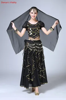 Belly Dance Stage Costume Sequins Festival Stage Performance Costume Indian Dance Performance Costume Short Sleeve Chiffon Set
Belly Dance Stage Costume Sequins Festival Stage Performance Costume Indian Dance Performance Costume Short Sleeve Chiffon Set