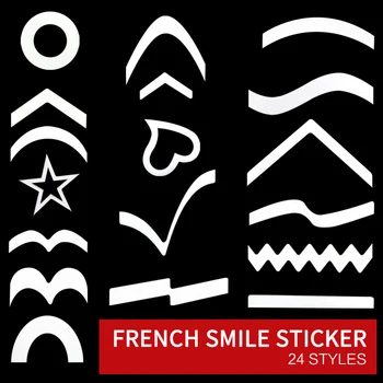 2pcs/set Nail-Art Stencil Stickers Form-Guide Fringe Salon Tips-Design French Manicure Folie French Nail Decals DIY Smile Tips
2pcs/set Nail-Art Stencil Stickers Form-Guide Fringe Salon Tips-Design French Manicure Folie French Nail Decals DIY Smile Tips
