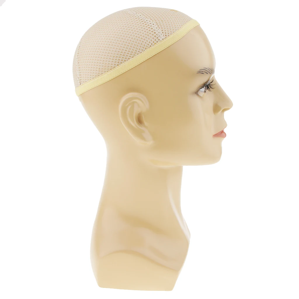 14' Inches Tall Male Realistic Mannequin Head with Net Cap for Wigs, Hats, Sunglasses Jewelry Display 14' Inches Tall Male Realistic Mannequin Head with Net Cap for Wigs, Hats, Sunglasses Jewelry Display