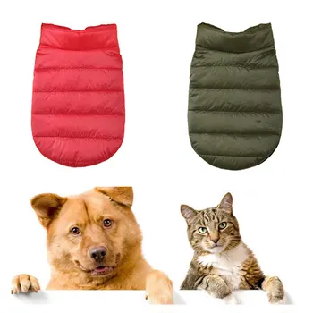 Warm Dog Clothes Winter Pet Padded Clothes For Small Large Dogs Coat Jacket Puppy Cat Clothing Dogs Costume Solid Color Vest
Warm Dog Clothes Winter Pet Padded Clothes For Small Large Dogs Coat Jacket Puppy Cat Clothing Dogs Costume Solid Color Vest