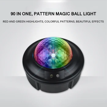 10W Music Christmas Party Light Holiday Light Disco Light Projection Laser Magic Ball Laser Projector Effect Light 90 Patterns
10W Music Christmas Party Light Holiday Light Disco Light Projection Laser Magic Ball Laser Projector Effect Light 90 Patterns