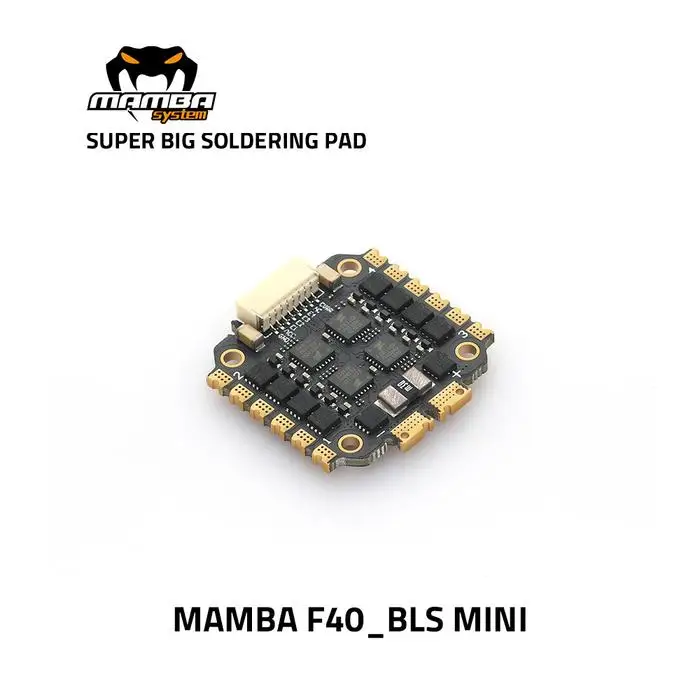 DIATONE MAMBA F40_BLS MINI 40A 2-5S BLHELIS DSHOT600 4in1 Brushless ESC for RC FPV Racing Freestyle Drones DIY Parts
DIATONE MAMBA F40_BLS MINI 40A 2-5S BLHELIS DSHOT600 4in1 Brushless ESC for RC FPV Racing Freestyle Drones DIY Parts