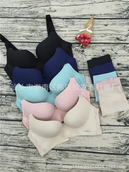 Peach Love GIRL'S Students-Style Stripes Control Shiny Side Non-Steel Ring Push up Massage Breathable Underwear Paper Bra
Peach Love GIRL'S Students-Style Stripes Control Shiny Side Non-Steel Ring Push up Massage Breathable Underwear Paper Bra