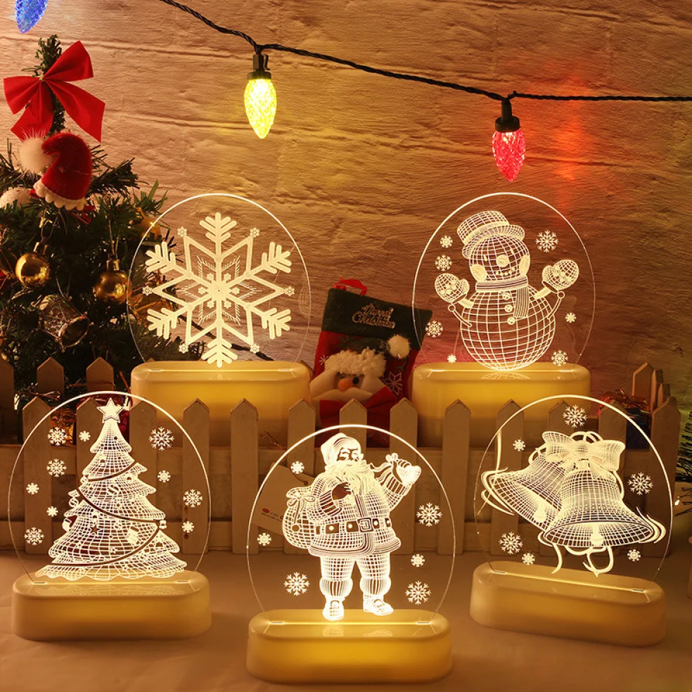 3d Christmas Fairy Night Lights Santa Claus Xmas Tree Led Light Christmas Decoration Home Christmas Ornament Xmas Gift New Year
3d Christmas Fairy Night Lights Santa Claus Xmas Tree Led Light Christmas Decoration Home Christmas Ornament Xmas Gift New Year