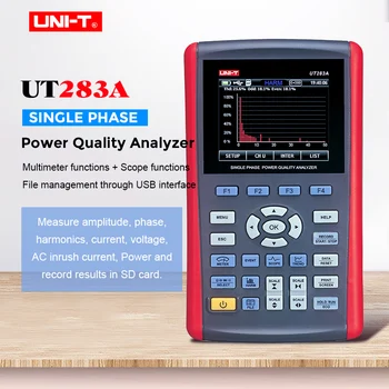 UT283A Single Phase Power Quality Analyzer;phase/current volt harmonics measure,Resistance Capacitance Tester;AC inrush current
UT283A Single Phase Power Quality Analyzer;phase/current volt harmonics measure,Resistance Capacitance Tester;AC inrush current