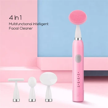 4 In 1 Facial Cleaning Brush Sonic Vibration Pore Cleaner Massager Deep Cleaning Whitening Waterproof USB Rechargeable
4 In 1 Facial Cleaning Brush Sonic Vibration Pore Cleaner Massager Deep Cleaning Whitening Waterproof USB Rechargeable