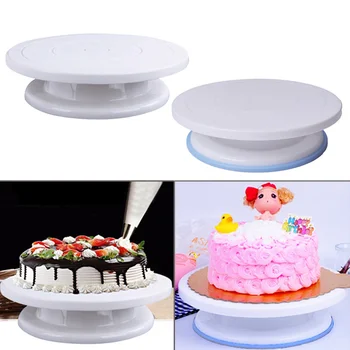 Plastic Cake Plate Turntable Rotating Anti-skid Cake Stand Cake Decorating Rotaring Table Cake Spatula DIY Baking Kitchen Tool
Plastic Cake Plate Turntable Rotating Anti-skid Cake Stand Cake Decorating Rotaring Table Cake Spatula DIY Baking Kitchen Tool
