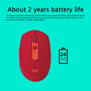 Wireless Mouse Gaming Computer Dual Mode Bluetooth PC Mute Mice for Logitech M590 Office Caring Computer Supplies
Wireless Mouse Gaming Computer Dual Mode Bluetooth PC Mute Mice for Logitech M590 Office Caring Computer Supplies