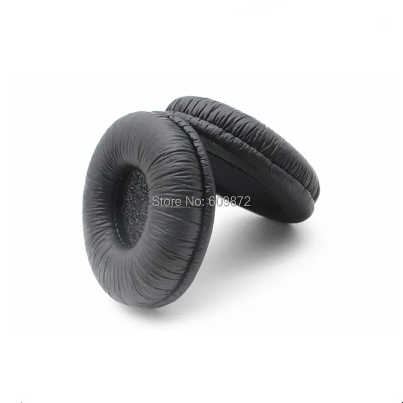 

4Pcs 60mm Leather Ear Cushions Soft Sponge headphone Pads Durable Earbud Earpads 6cm for ATH-ES55 Rapoo H6060 H8000