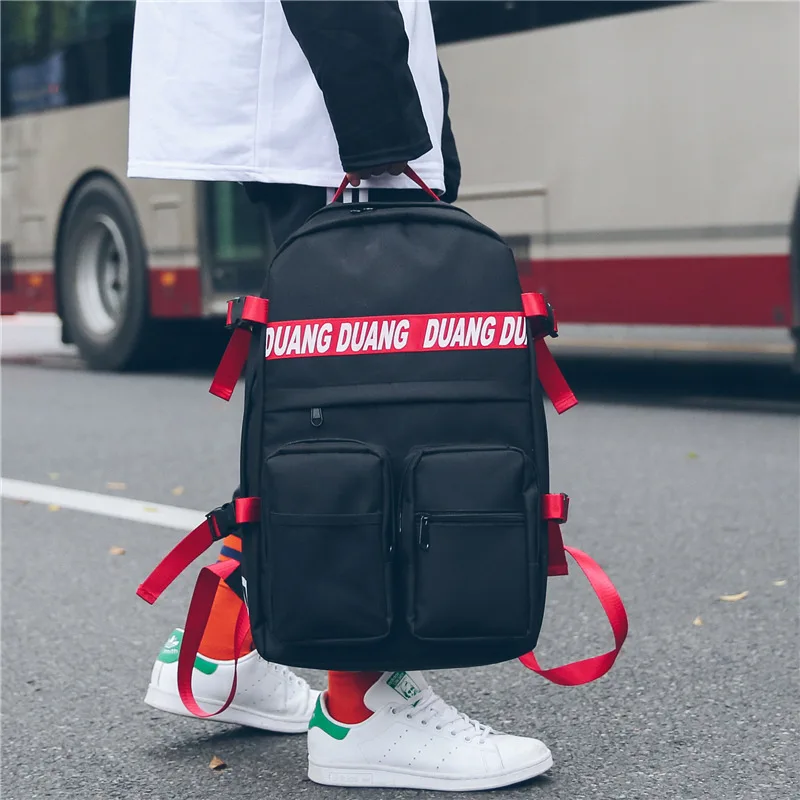 Hong Kong Style Ulzzang Versatile Simple School Bag Women's Korean-style Harajuku Male STUDENT'S Korean-style Campus Backpack St
Hong Kong Style Ulzzang Versatile Simple School Bag Women's Korean-style Harajuku Male STUDENT'S Korean-style Campus Backpack St