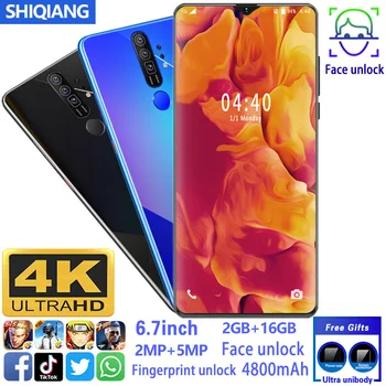 SOYES M60+ Mobile Phone Android Smart Unlock Face Fingerprint 6.7inch 2GB+16GB 5Point Touch Screen Smartphone
SOYES M60+ Mobile Phone Android Smart Unlock Face Fingerprint 6.7inch 2GB+16GB 5Point Touch Screen Smartphone