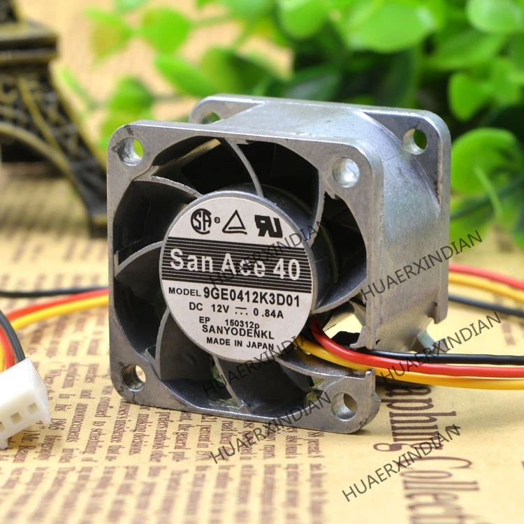 Original NEW 4cm 4028 9GE0412K3D01 12V 0.84A Motor protection cooling Fan 
Original NEW 4cm 4028 9GE0412K3D01 12V 0.84A Motor protection cooling Fan