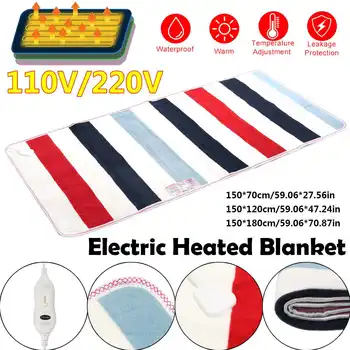 150 x 120cm 220V 60W Winter Electric Heated Blanket Waterproof Protection Heating Blanket + Adjustable Temperature Controller
150 x 120cm 220V 60W Winter Electric Heated Blanket Waterproof Protection Heating Blanket + Adjustable Temperature Controller