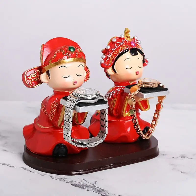 New Special Lover's Style Watch Stand Fashion Red Ring And Bracelet Display Case Home Decoration Watch Gift Boxes Case
New Special Lover's Style Watch Stand Fashion Red Ring And Bracelet Display Case Home Decoration Watch Gift Boxes Case
