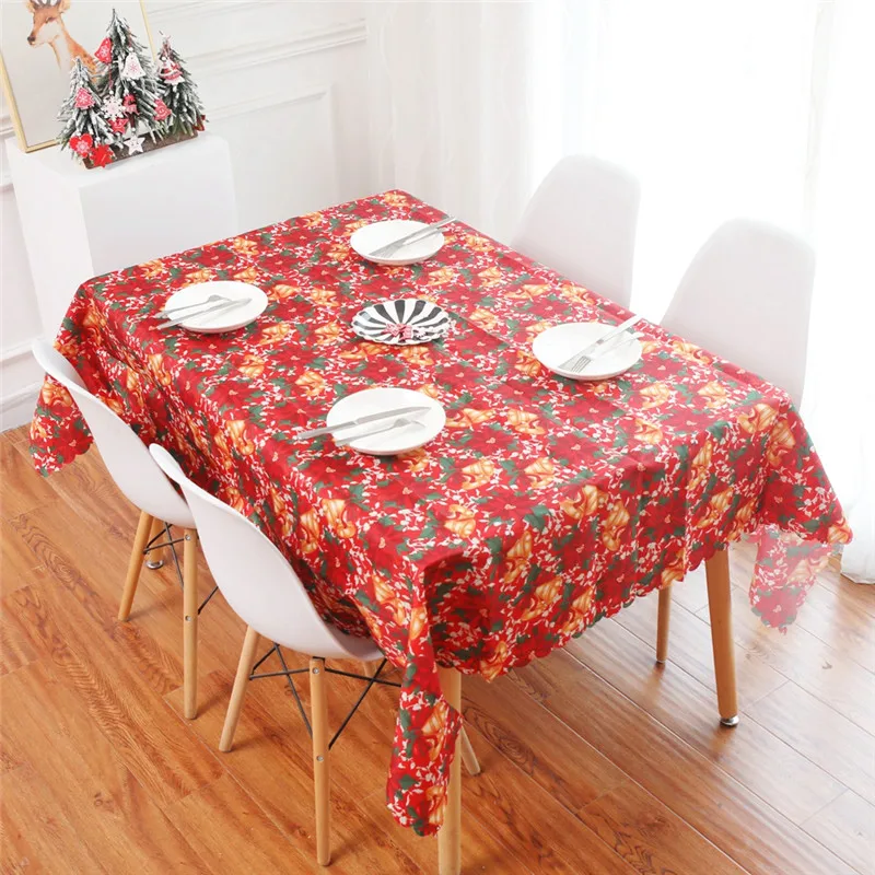 Linen Cotton Christmas Tablecloth Red Snowflakes Santa Claus Table Cloths Washable Table Cover Textiles for Wedding Banquet
Linen Cotton Christmas Tablecloth Red Snowflakes Santa Claus Table Cloths Washable Table Cover Textiles for Wedding Banquet