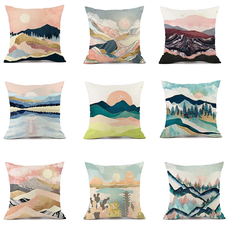 12 Styles 3D Printing Cushion Cover Sofa Painting Landscape Throw Decorative Pillow Case for Home Decor
12 Styles 3D Printing Cushion Cover Sofa Painting Landscape Throw Decorative Pillow Case for Home Decor