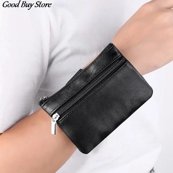 Leather Wrist Bag Wrist Pocket Wristband Tennis Sweatband Purse Mini Outdoor Running Phone Pouch Wallet Arm Card Holder Case
Leather Wrist Bag Wrist Pocket Wristband Tennis Sweatband Purse Mini Outdoor Running Phone Pouch Wallet Arm Card Holder Case