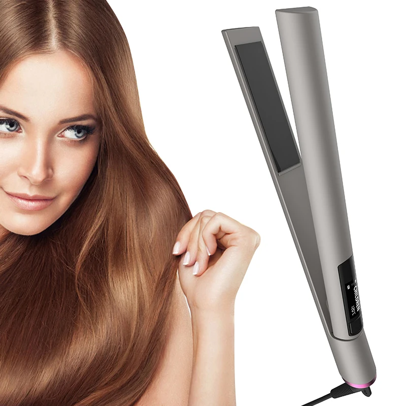 Smart Digital Hair Straightener Curler Professional Ceramic Heating Plate Hair Straighting Flat Iron LED Display Dropshipping
Smart Digital Hair Straightener Curler Professional Ceramic Heating Plate Hair Straighting Flat Iron LED Display Dropshipping
