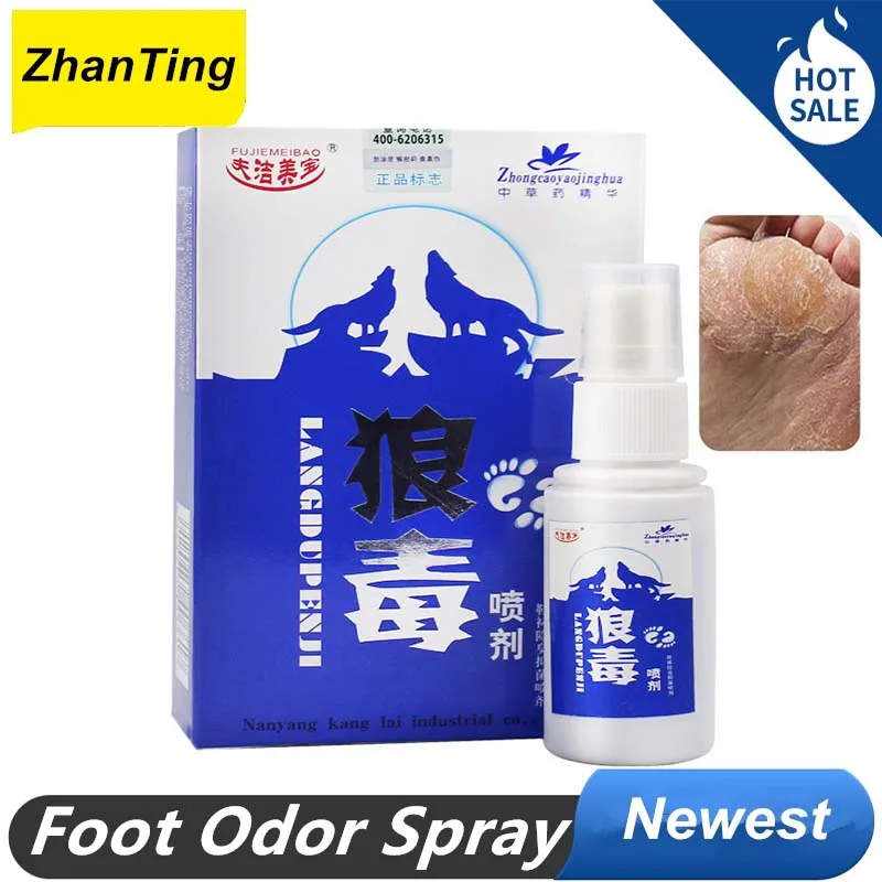 

Foot Odor Itchy Beriberi Spray Deodorizer Treatment Peeling Feet Erosive Keratinized Blister Sweat Foot Care Foot Odor Spray