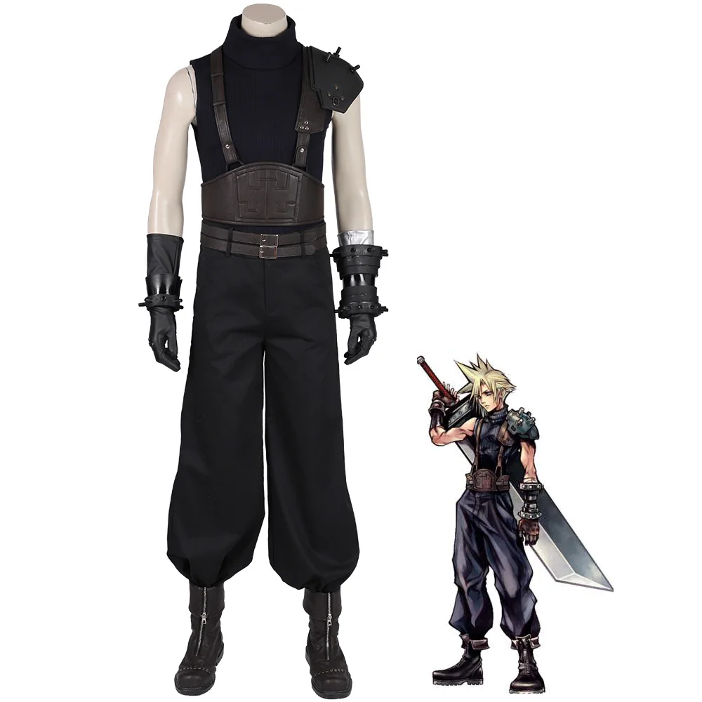 Фото Лидер продаж игра Final Fantasy Cloud Strife костюм классного человека - купить