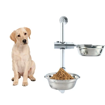 New Elevated Double Dog Food Bowl, Dog Food Tray, Diy Adjustable Stainless Steel Bowl Suitable For Small And Medium Dogs Large D
New Elevated Double Dog Food Bowl, Dog Food Tray, Diy Adjustable Stainless Steel Bowl Suitable For Small And Medium Dogs Large D