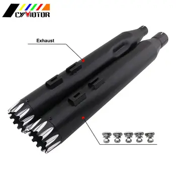 Motorcycle Exhaust Pipes Mufflers Slip-On For Harley 2017 2018 2019 Touring Models Street Electra Road Glide Road King Ultra ETC
Motorcycle Exhaust Pipes Mufflers Slip-On For Harley 2017 2018 2019 Touring Models Street Electra Road Glide Road King Ultra ETC