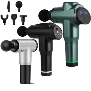 LCD Display Body Massage Gun Electric Muscle Stimulator Deep Tissue Massager Device Body Relaxation Slimming Shaping Pain Relief
LCD Display Body Massage Gun Electric Muscle Stimulator Deep Tissue Massager Device Body Relaxation Slimming Shaping Pain Relief