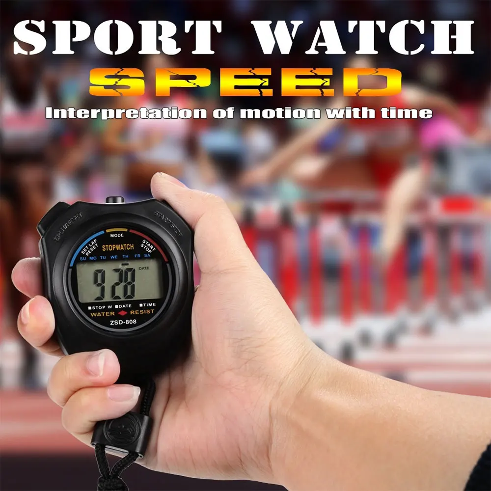 Digital with Strap Running Calculagraph Stopwatch Counter Handheld Fitness Outdoor Timer Tool Chronograph Sports Portable
Digital with Strap Running Calculagraph Stopwatch Counter Handheld Fitness Outdoor Timer Tool Chronograph Sports Portable