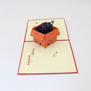 Handmade 3D Pop Up Cat Hidden In Box Greeting Card With Envelope Invitation Birthday Christmas Wedding Party Decoration
Handmade 3D Pop Up Cat Hidden In Box Greeting Card With Envelope Invitation Birthday Christmas Wedding Party Decoration