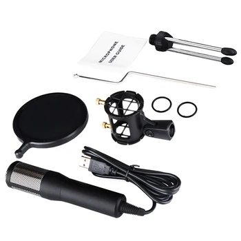 B.BMIC Microfone Live Show Condenser Microphone Studio Recording Mic Mikrofon with Mini Stand for IPhone Laptop PC Tablet
B.BMIC Microfone Live Show Condenser Microphone Studio Recording Mic Mikrofon with Mini Stand for IPhone Laptop PC Tablet