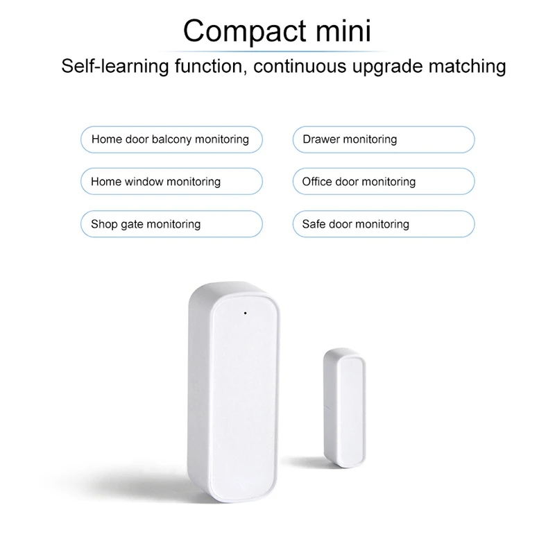 Smart Window Door Alarm Wireless WiFi Door Window Sensor Tuya Home Security Support APP Control
Smart Window Door Alarm Wireless WiFi Door Window Sensor Tuya Home Security Support APP Control