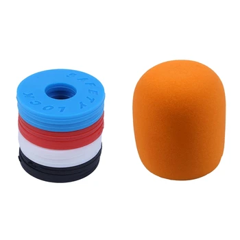 10 Pcs Handheld Stage Microphone Windscreen Sponge Mic Cover Karaoke DJ & 8 Pcs Strap Locks, 2 Red, 2 Blue, 2 Black, 2 White
10 Pcs Handheld Stage Microphone Windscreen Sponge Mic Cover Karaoke DJ & 8 Pcs Strap Locks, 2 Red, 2 Blue, 2 Black, 2 White
