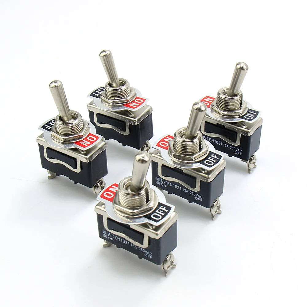 5pcs 15A 250VAC Heavy Duty Car Boat Rocker Toggle Flick Switch Miniature Car Dash Light Metal ON-OFF
5pcs 15A 250VAC Heavy Duty Car Boat Rocker Toggle Flick Switch Miniature Car Dash Light Metal ON-OFF