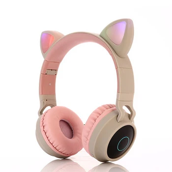 Cat Ear Bluetooth 5.0 Headphones LED Noise Cancelling Girls Kids Cute Headset Support TF Card Jack 3.5mm Mic Wireless Headphones
Cat Ear Bluetooth 5.0 Headphones LED Noise Cancelling Girls Kids Cute Headset Support TF Card Jack 3.5mm Mic Wireless Headphones