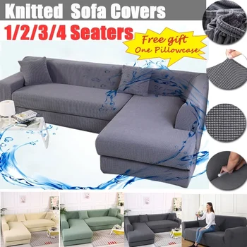 1/2/3/4 Seater Knitted Couch Slipcover Elastic Non-slip Sofa Cover Furniture Protector 
1/2/3/4 Seater Knitted Couch Slipcover Elastic Non-slip Sofa Cover Furniture Protector