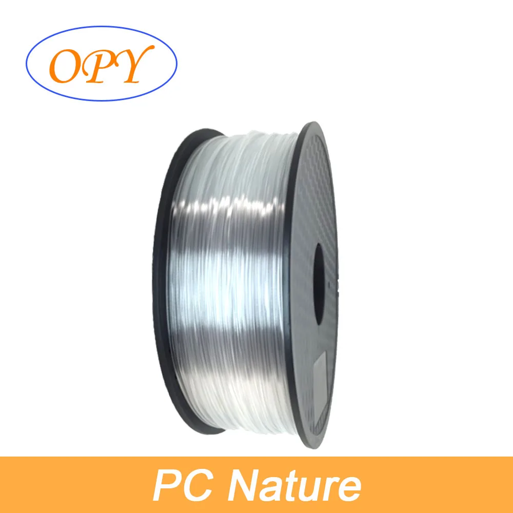 Pc Polycarbonate Printing Filament Function Material monolithic Coil Transparent Strong Tough Anti Fire 1.75Mm Extrusion Model
Pc Polycarbonate Printing Filament Function Material monolithic Coil Transparent Strong Tough Anti Fire 1.75Mm Extrusion Model